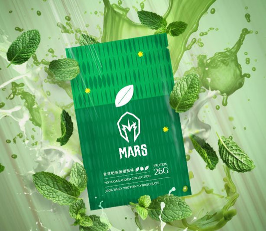 MARS 無甜青草奶茶蛋白粉 獨立包裝 pcf.market