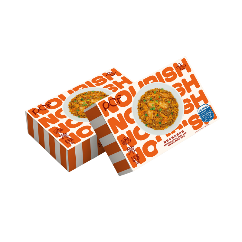 韓式牛肉泡菜炒飯 | 健康餐盒 pcf.market