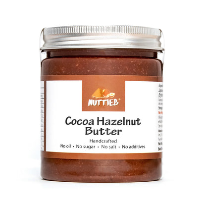 🍫無糖可可榛子醬 Cocoa Hazelnut Butter (Smooth) nuttie.b
