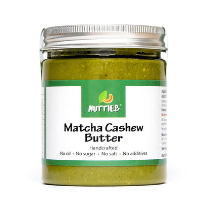 🍵抺茶腰果醬 Matcha Cashew Butter (Smooth) nuttie.b