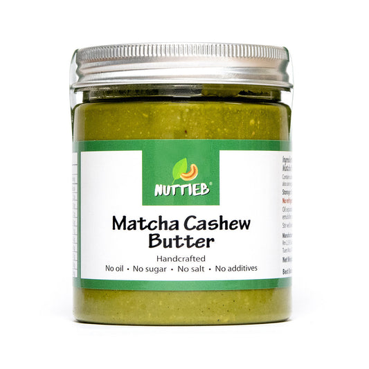 🍵抺茶腰果醬 Matcha Cashew Butter (Smooth) nuttie.b