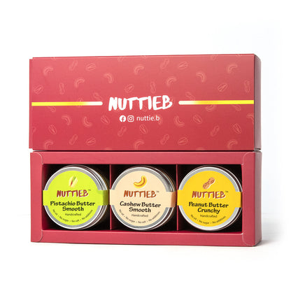 ❤️🎁手工製堅果醬禮盒 (花生、腰果、開心果) nuttie.b