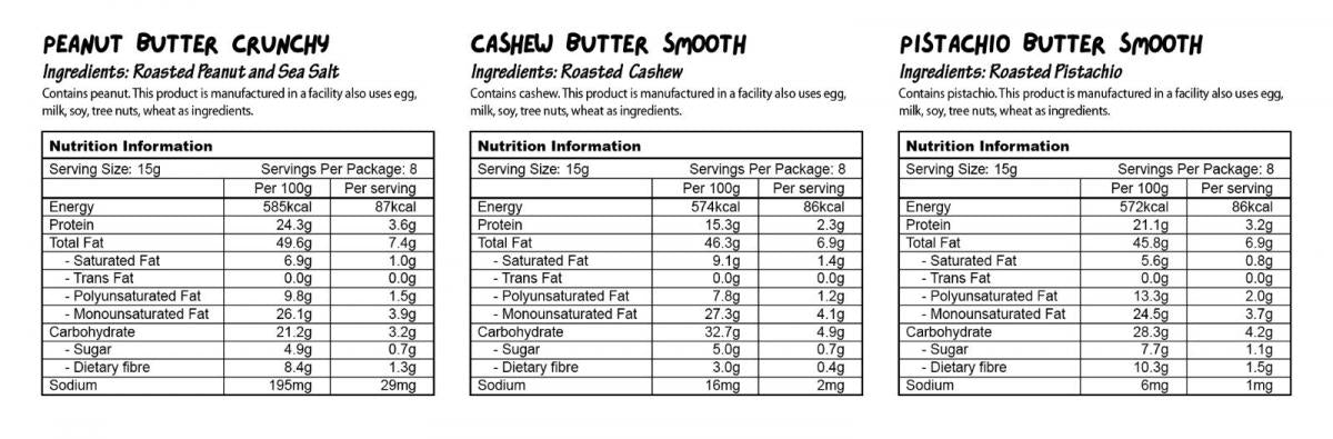 ❤️🎁手工製堅果醬禮盒 (花生、腰果、開心果) nuttie.b